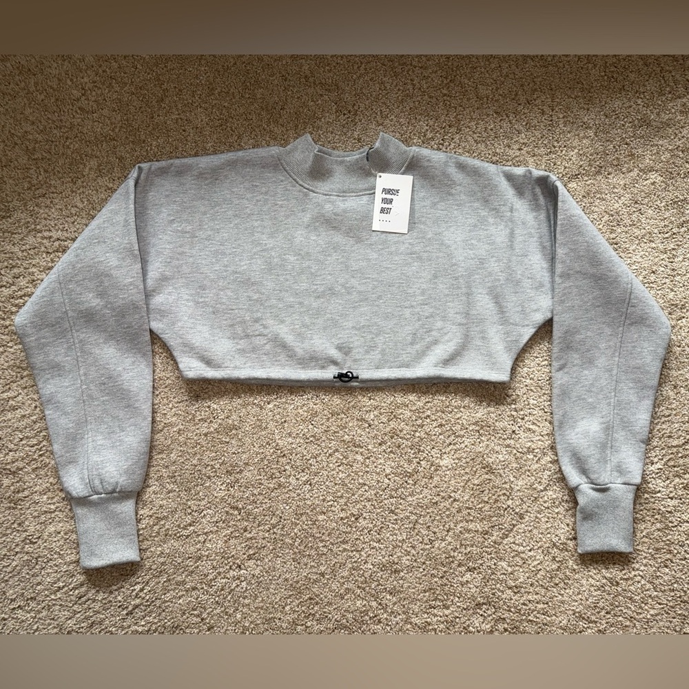 ACTA Cropped Sweatshirt NWT - Picture 3 of 10